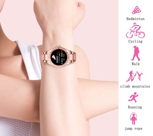 smartwatch damski rubicon rnce82 różowy na Arena.pl