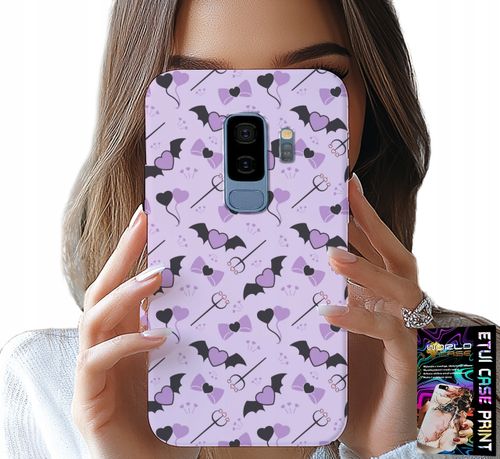 ETUI DO SAMSUNG GALAXY S9 PLUS - MODNE WZORY WIDŁY SERCA KOKARDKI KOKARDA na Arena.pl