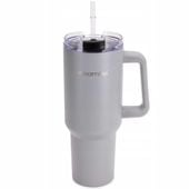 stalowy kubek termiczny termos 1200ml z rączką i słomką km-2173