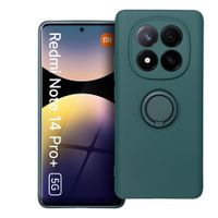 Futerał SILICONE RING do XIAOMI Redmi Note 14 Pro Plus 5G zielony