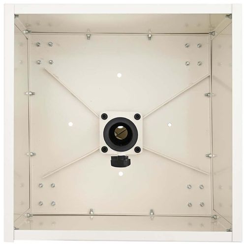 Podstawa Parasolowa z Donicą Biały 45 x 45 x 45 cm Stal na Arena.pl