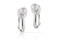 klipsy posrebrzane z kolekcji classic (e13561ag)