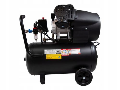 Kompresor Sprężarka olejowa 50L dwutłokowa 2,2kW 230V 10bar Airbox na Arena.pl