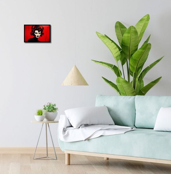 Plakat 30x20cm Czerwona Diablica zdjęcie 4