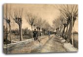 Road in Etten, Vincent van Gogh - obraz na płótnie 120x90 cm