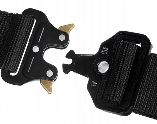 MEGA MOCNA SOLIDNA OBROŻA TAKTYCZNA DO DUŻEGO PSA METALOWA KLAMRA 45-65 XL na Arena.pl