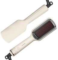 Podróżna prostownica do włosów beżowa regulacja temperatury