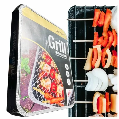GRILL JEDNORAZOWY Z WĘGLEM PODPAŁKĄ DACOAL PIKNIK na Arena.pl
