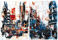 Zestaw dwóch plakatów abstrakcje 30x40 cm