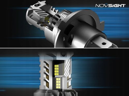 ŻARÓWKI LED H4 +700% BARDZO MOCNE BIAŁE 6500K 1:1 CANBUS na Arena.pl