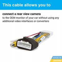 Kabel do podłączenia kamery Mazda MZD Connect