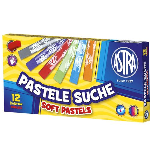 Pastele suche Astra 12 kolorów na Arena.pl