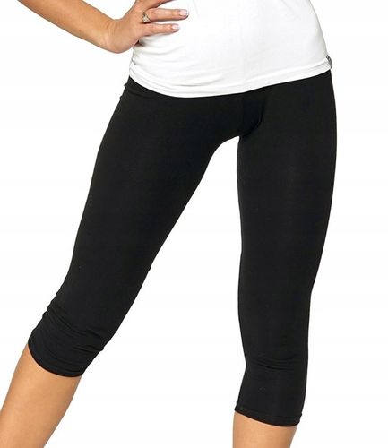 LEGGINSY damskie 3/4 GETRY z wysokim stanem LEGINSY MORAJ KRYJĄCE - L/XL na Arena.pl