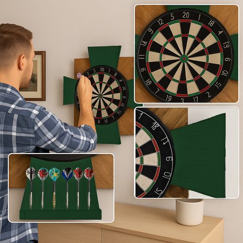 Tablica Drewniana John Paddle do Darta Order Forest Green na Arena.pl