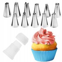 TYLKI KOŃCÓWKI DEKORATOR DO RĘKAWÓW CUKIERNICZYCH 14 EL