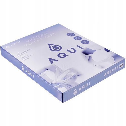 DESKA SEDESOWA WOLNOOPADAJĄCA WC TOALETOWA DO CERSANIT KOŁO ROCA CZARNA na Arena.pl