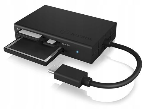 Czytnik USB ICY BOX Czytnik USB 3.0 Type-C CF SD microSD na Arena.pl