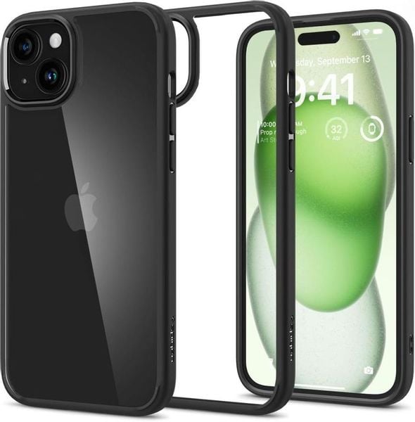 SPIGEN ULTRA HYBRID IPHONE 15 PLUS MATTE BLACK zdjęcie 1
