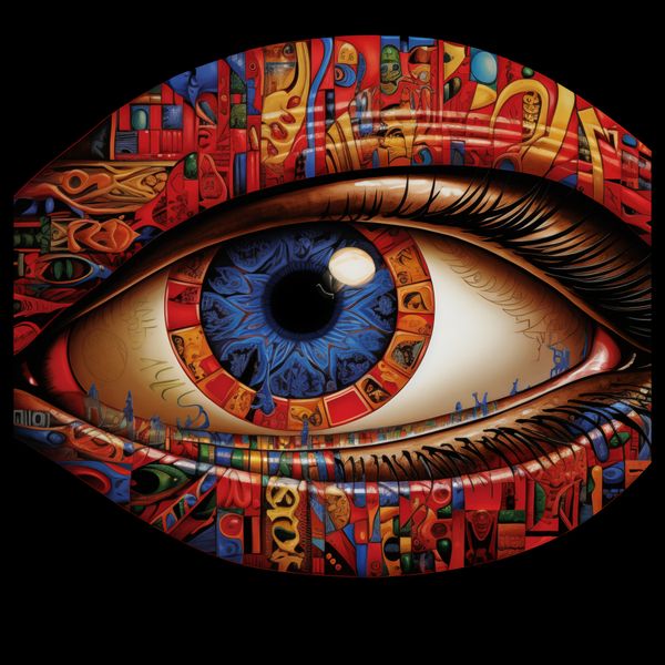 Plakat 70x70cm W Oku Obserwatora zdjęcie 2