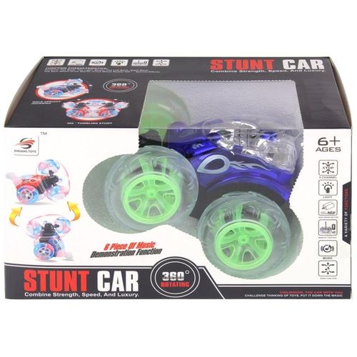 Zdalnie Sterowany Samochód Kaskaderski - niebieski na Arena.pl