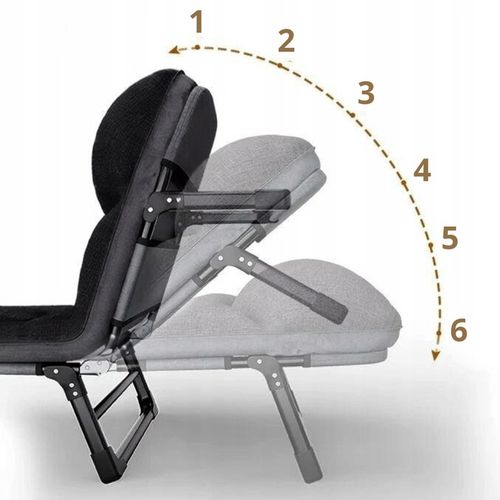 Łóżko Turystyczne Składane Polowe Leżak Kanadyjka Leżanka Stabilne Materac na Arena.pl