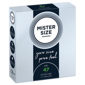 condoms 47 mm 3 pieces mister.size