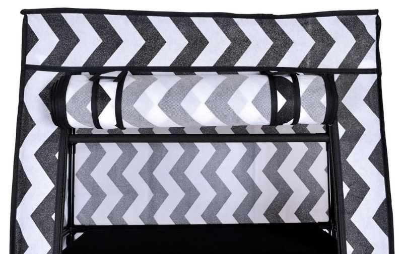 Szafka tekstylna na buty Lea - zebra zdjęcie 6