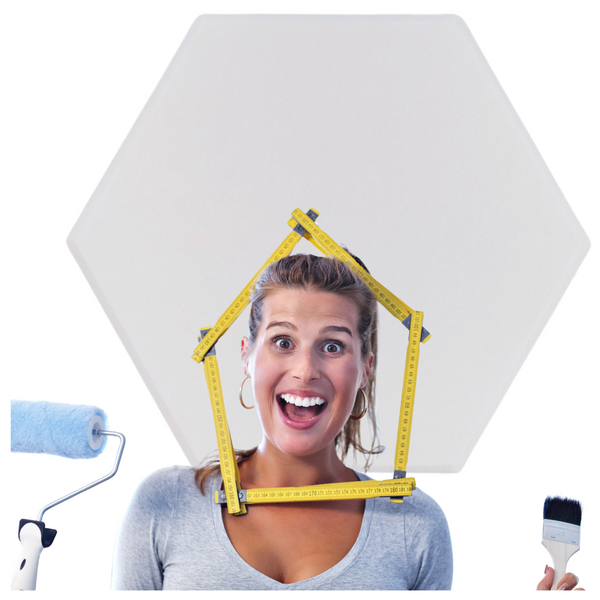 Panele Ścienne Filcowe 3D Heksagon Zagłówek Samoprzylepne Akustyczne Soft zdjęcie 16