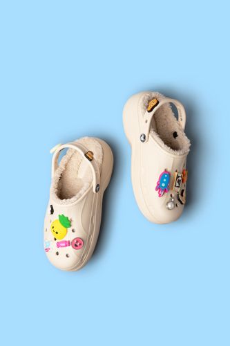 Damskie Ocieplane Chodaki Buty Crocs Baya Platform Lined 210451 Clog 37-38 na Arena.pl