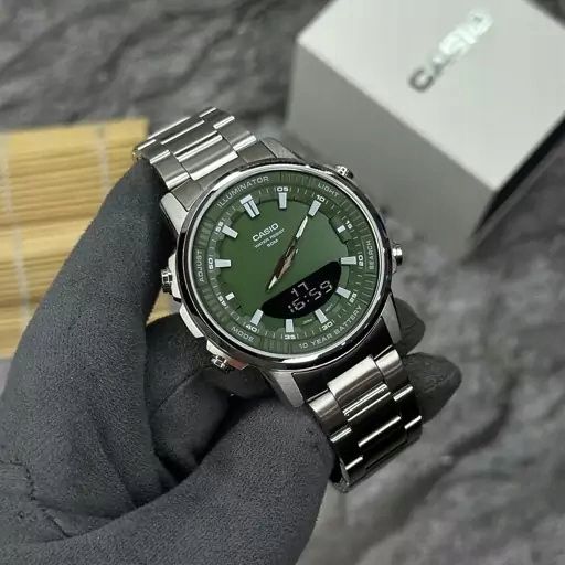 ZEGAREK MĘSKI CASIO AMW-880D-3A + BOX +GRAWER zdjęcie 12