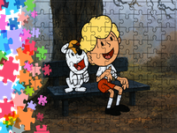 Puzzle tradycyjne - Reksio
