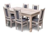 Stół i krzesła krzesło jadalnia pokój salon dąb sanremo jasne