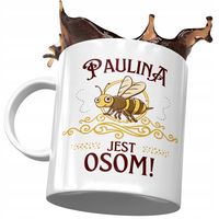 Kubek Dla Pauliny Żony Koleżanki Na Prezent Z Nadrukiem Ze Zdjęciem