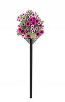 Kwietnik OGRODOWY Metalowy KWIETNIKi czarny 120CM