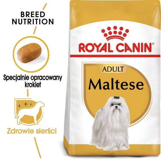 Karma z witaminami dla maltańczyka Royal Canin lśniąca, miękka sierść 1,5kg zdjęcie 2