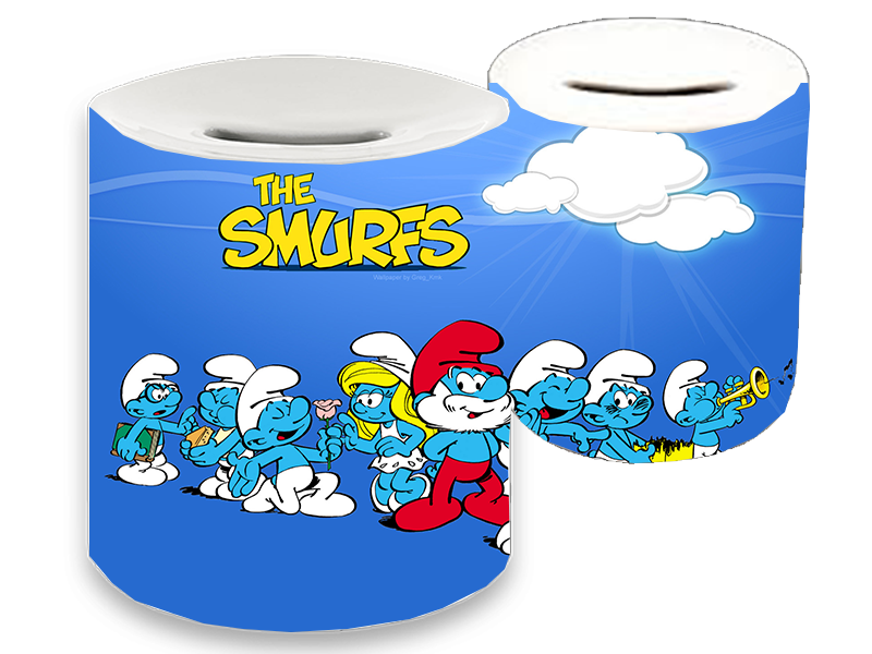 Skarbonka ceramiczna Smerfy zdjęcie 2