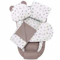 5-CIO ELEMENTOWY ZESTAW NIEMOWLĘCY KOKON GNIAZDKO BAWEŁNA JUKKI