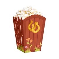 Pudełka na przekąski chipsy popcorn Urocze Koniki, 6 szt.