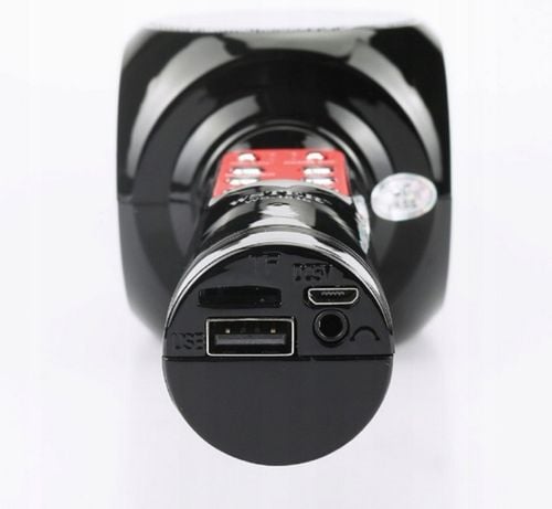 BEZPRZEWODOWY BLUETOOTH MIKROFON LED GŁOŚNIK USB na Arena.pl