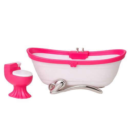 KOMPLET MEBLI ŁAZIENKOWYCH DLA LALEK na Arena.pl