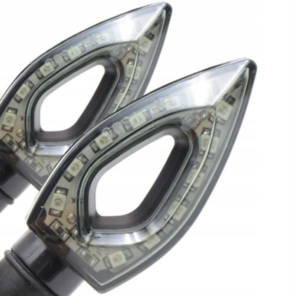 4 KIERUNKOWSKAZY MOTOCYKLOWE LED DO SKUTERA MOTOCYKLA QUAD KIERUNKI MIGACZE zdjęcie 11