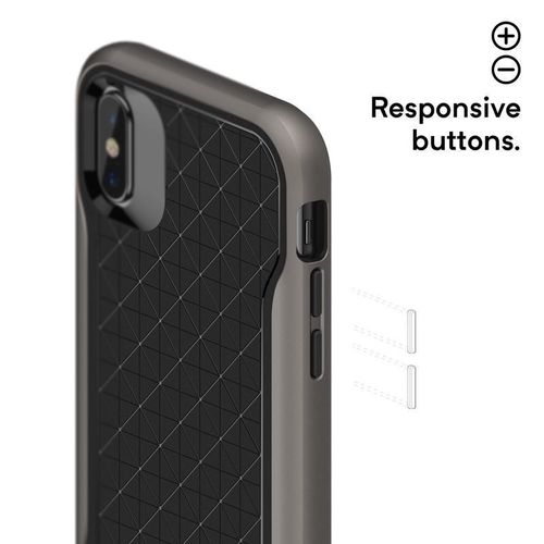 Caseology Apex Case - Etui iPhone X (Black/Warm Gray) na Arena.pl
