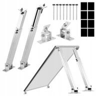 Uchwyt do panela fotowoltaicznego ALU 1 PANEL trójkąt ekierka 15-30st.