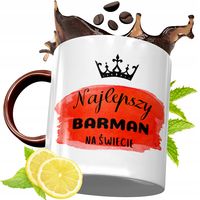 Kubek Bordowy Dla Barmana Na Urodziny Prezent Z Nadrukiem Ze Zdjęciem