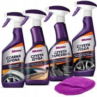 ZESTAW DO CZYSZCZENIA AUTA SAMOCHODU BRUMM POMYSŁ NA PREZENT