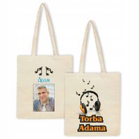 Torba z nadrukiem zdjęciem PREZENT NUTY MUZYKA