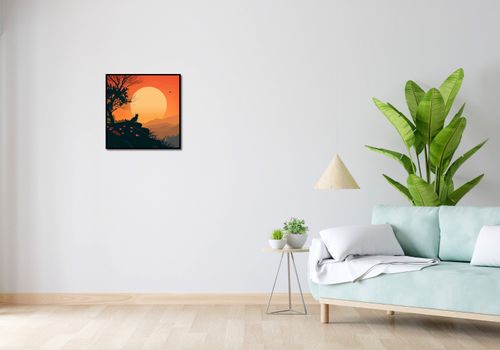 Plakat 50x50cm Kocie Wzgórze na Arena.pl