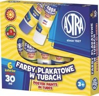 farby plakatowe 6kol tuba 30ml a'5 83119900 0256