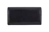Klasyczny portfel skórzany damski - Czarny