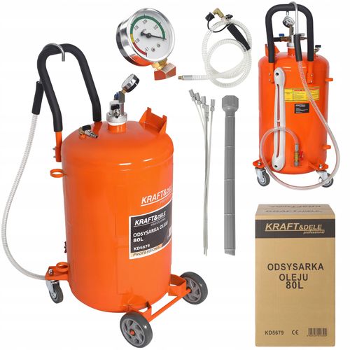 Odsysarka Wysysarka do Oleju Warsztatowa 80L 6,5 l/min Kraft&Dele na Arena.pl
